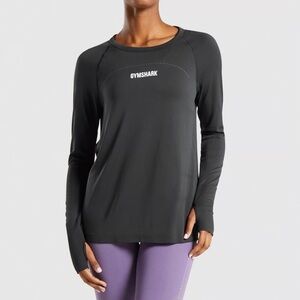 ✨BNWOT - Gymshark Breeze Lightweight Seamless Longsleeve Top Black - size S✨